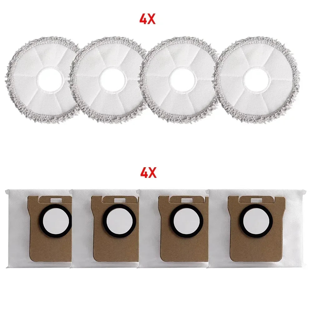 Dust Bag Mop Pads for Xiaomi X20 Plus /X20 Max /X10+ Mijia M30S/M40 For Dreame L10 Ultra /L20 Ultra /L30 Ultra Dust Bag Parts