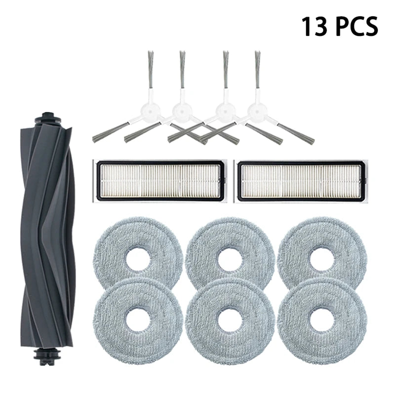 Dreame Bot L10 Prime Robot Vacuum Cleaner Replacement Accessories Main Side Brush HEPA Filter Mop Cloths Spare Parts