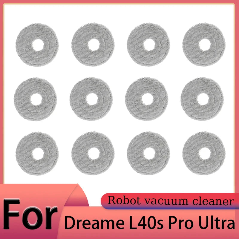 Dreame L40s Pro Ultra Robot Vacuum Cleaner Accessories Main Brush Side Brush HEPA Filter Mop Cloths Dust Bag Spare Parts