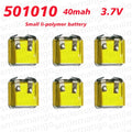501010 Battery 3.7V 40mAh Lipo Rechargeable Polymer Lithium 
