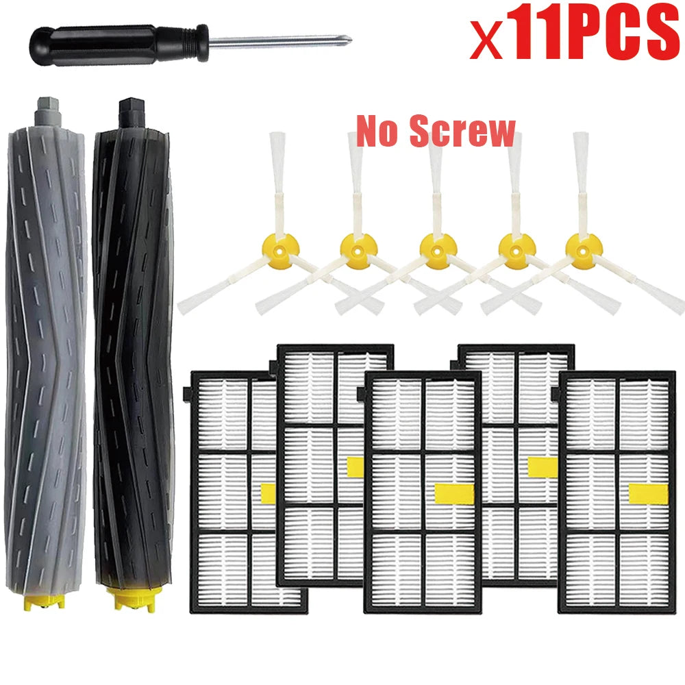 Spare Parts For IRobot Roomba 800 900 Series 860 870 880 890 966 980 Etc. Vacuum Main Side Brush HEPA Filter Wheel Replacement
