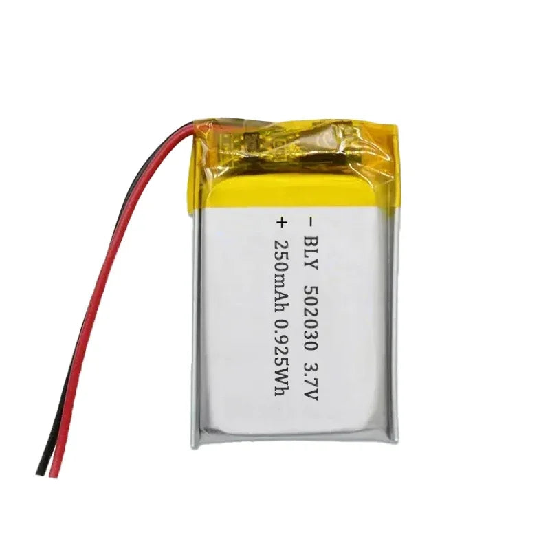 502030 Battery 3.7V 250mAh Lipo Polymer Rechargeable Li-ion 