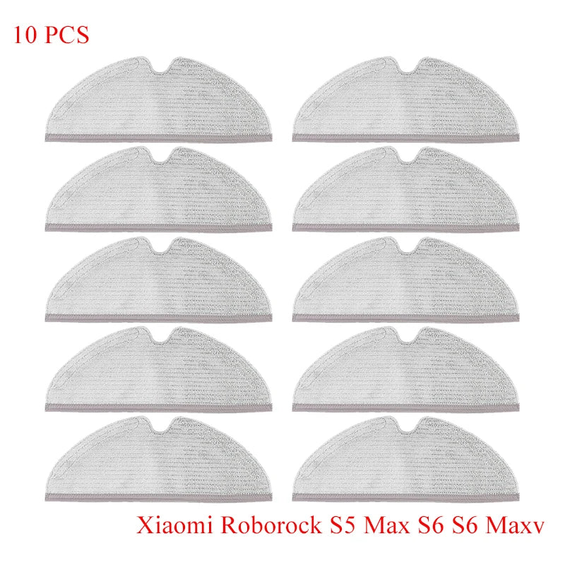 For Xiaomi Roborock S5 Max S6 Maxv Vacuum Cleaner Replacement Kit Roller Brush HEPA Filter Mop Cloth Accessories Spare Parts