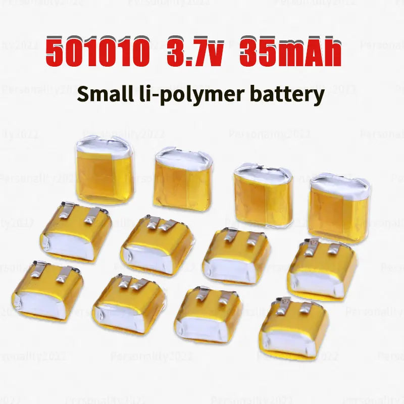 501010 Battery 3.7V 35mAh Lipo Rechargeable Polymer Lithium 