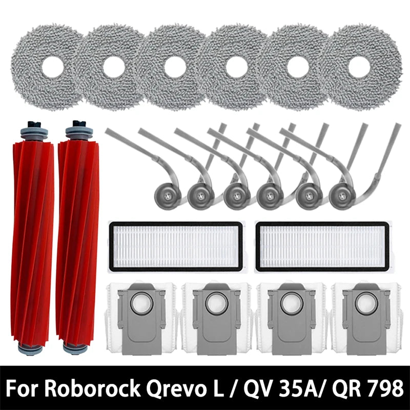 For Roborock Qrevo L / QR 798 / QV 35A / QR 598 Robot Vacuum