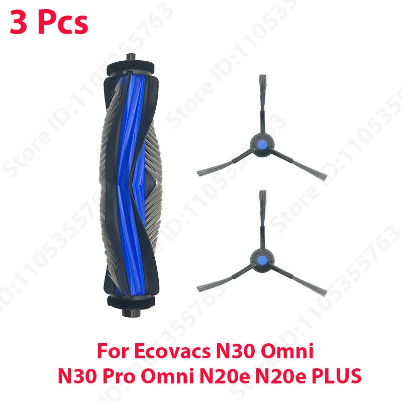 For Ecovacs N30 Omni N30 Pro Omni N20e PLUS Robot Vacuum Cleaning Tools Main Side Brush Filter Accessories