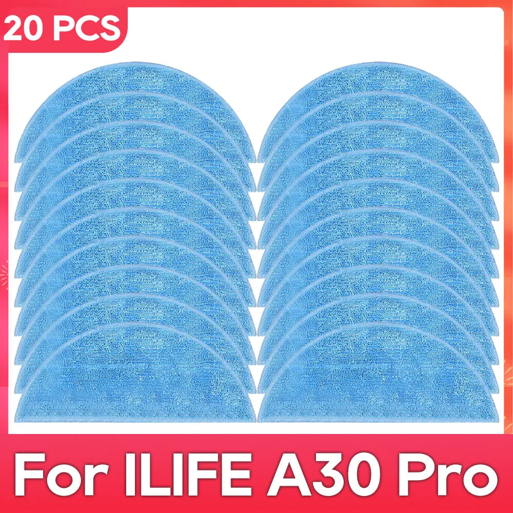 Fit For ( ILife A30 Pro ) Main Side Brush Filter Mop Dust Bag Parts Accessories Robot Vacuum Cleaner Kit