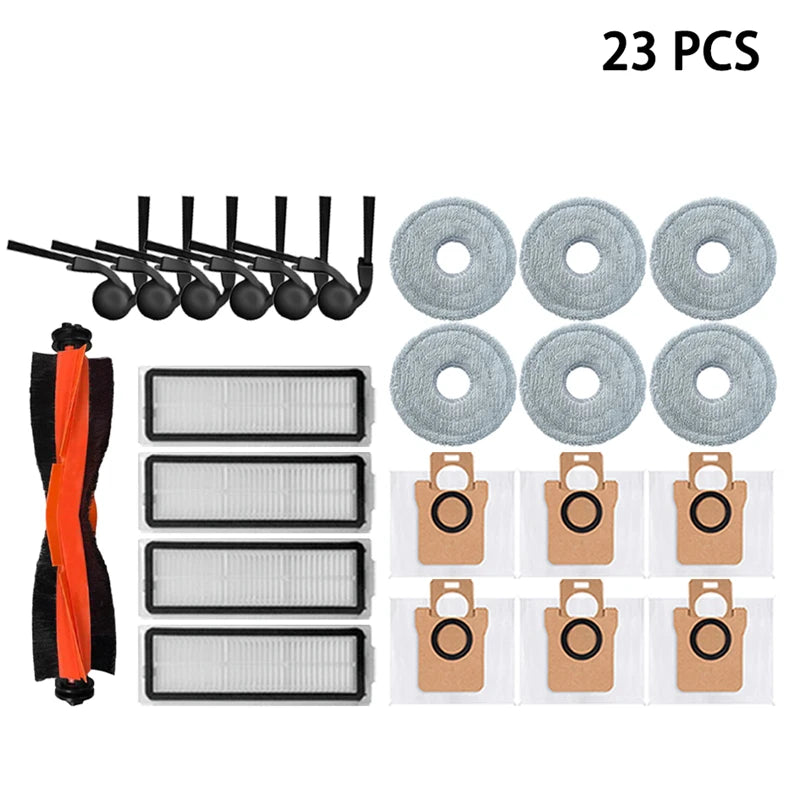 For Xiaomi Robot Vacuum 5 Pro / OV21GL Cleaner Accessories Main Brush Side Brush Hepa Filter Mop Cloth Dust Bag Parts Spare