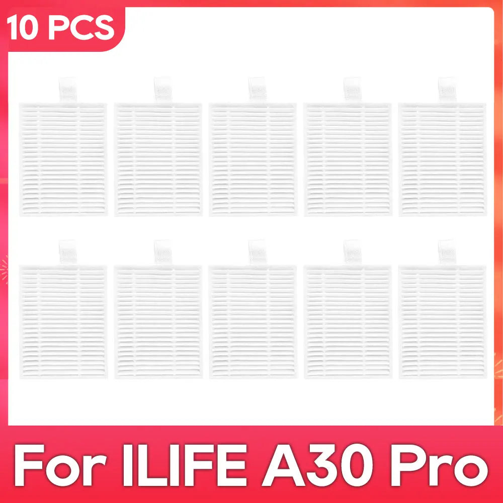 Fit For ( ILife A30 Pro ) Main Side Brush Filter Mop Dust Bag Parts Accessories Robot Vacuum Cleaner Kit