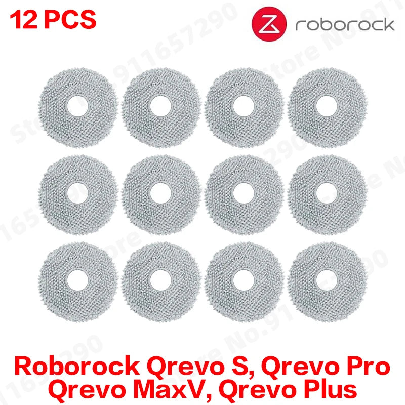 Roborock Qrevo S Qrevo Pro Qrevo MaxV Qrevo Plus Vacuum Parts Main Roller Side Brush Filter Mop Pad Cloth Dust Bag