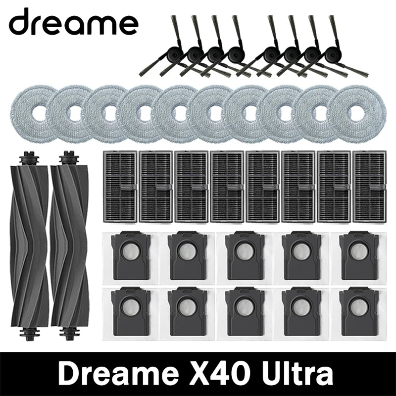 Dreame X40 Ultra / X40 Pro Robot Vacuum Cleaner Accessories 