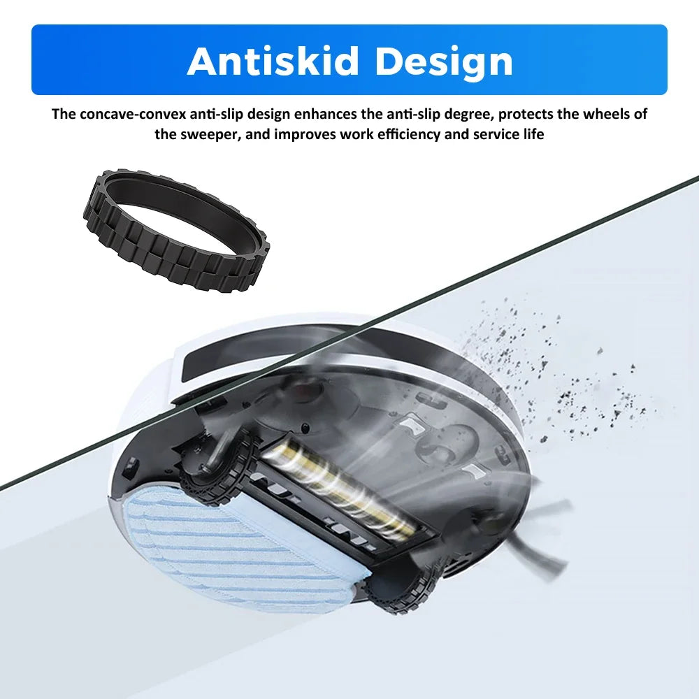 Front Wheel and Tires Skin for IRobot Roomba I3 I7 i7+ J7 E5