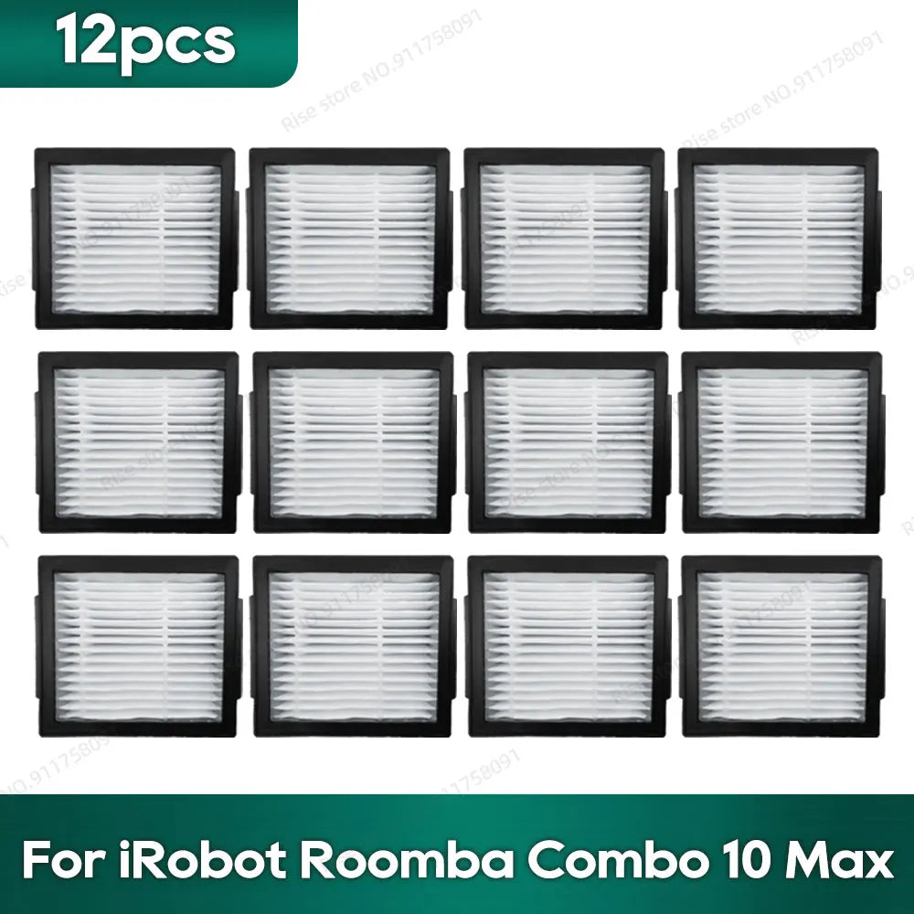 Compatible for irobot Roomba Combo 10 Max Robot Vacuum Accessories Main Brush Hepa Filter Mop Rag Dust Bag Replacement Parts