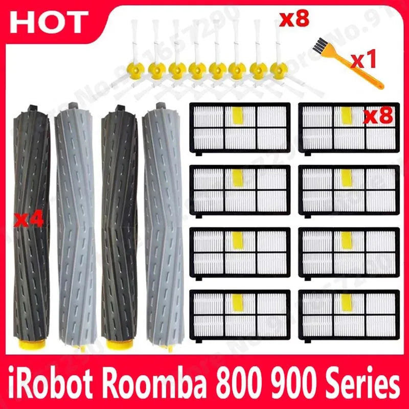 Main Side Brush HEPA Filter For IRobot Roomba 800 900 Series