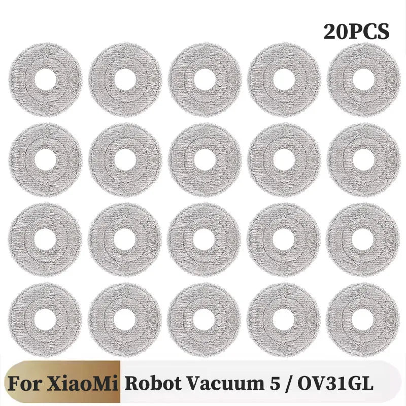 For Xiaomi Robot Vacuum 5 / OV31GL Cleaner Accessories Main Side Brush Mop Cloth HEPA Filter Dust Bag Replacement Spare Parts