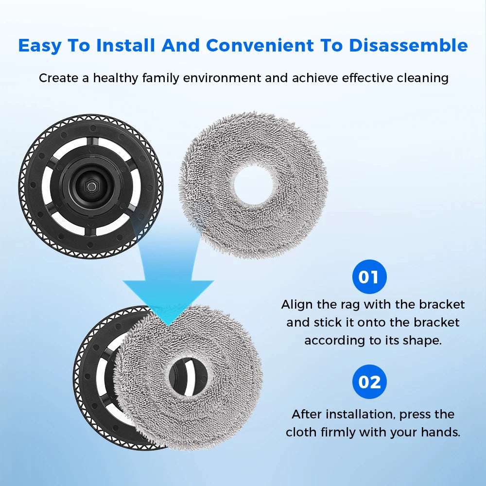 Mop Holder Mop Rag For Xiaomi Robot Vacuum Mop 5C OV42CN Mop