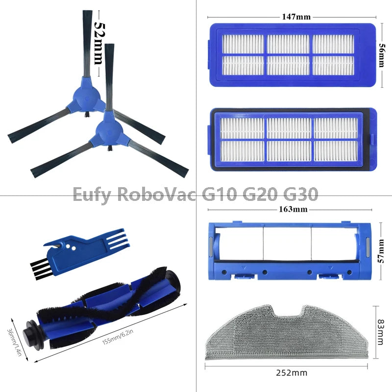 For Anker Eufy RoboVac G10 G20 G30 Hybrid Replacement Parts 