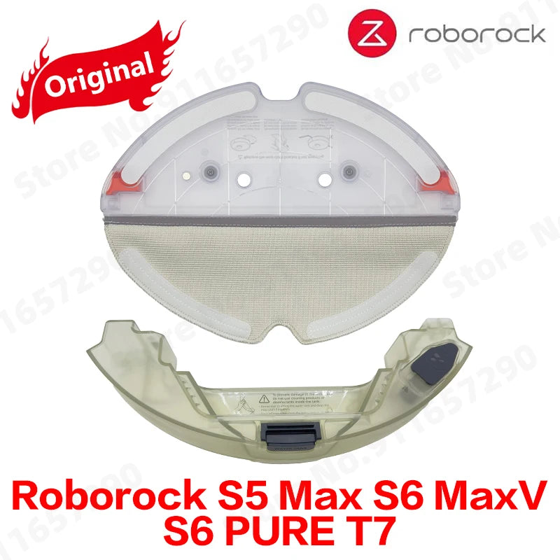 Roborock S5 Max S6 MaxV S6 PURE T7 Robot Vacuum Cleaner Spare Parts Water Tank Mop Rack Mop Cloth Replacement Accessories