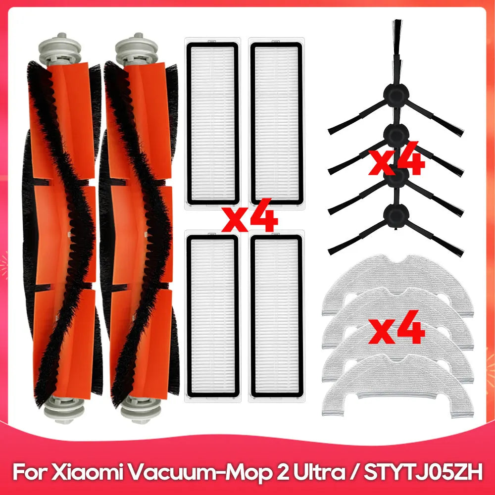 Fit For ( Xiaomi Mi Robot Vacuum Mop 2 Ultra / STYTJ05ZHM ) Main Side Brush Hepa Filter Mop Rag Dust Bag Replacement Spare Part