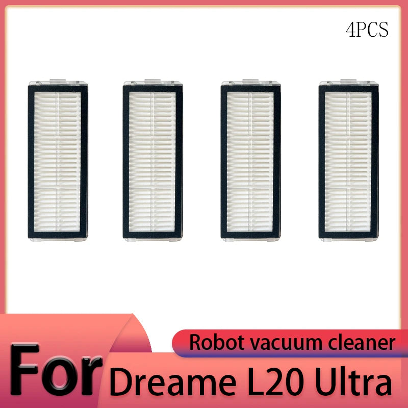 Dreame L20 Ultra Robot Vacuum Cleaner Accessories Main Brush Side Brush HEPA Filter Mop Cloths Dust Bag Spare Par