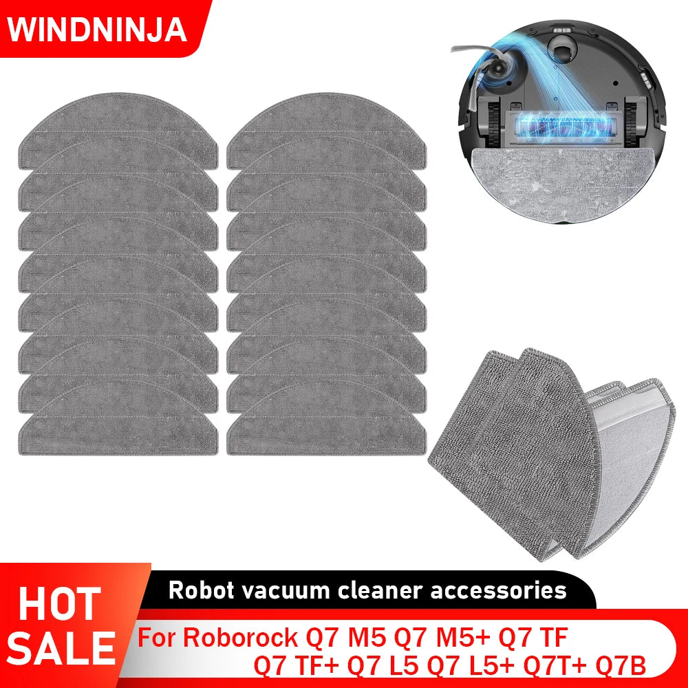 Mop Cloth Spare Parts for Roborock Q7 M5 TF L5 L5+ Q7T+ Q7 T