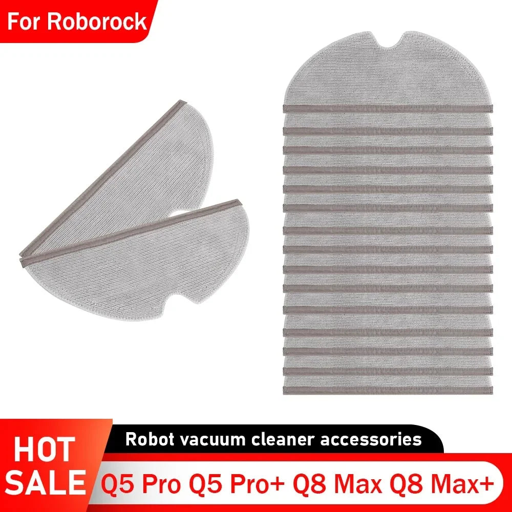 Mop Cloths Replacement For Roborock Q5 Pro Q5 Pro+ Q8 Max Q8
