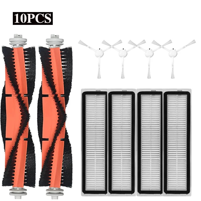 Dreame D9 D9 Max L10 Pro Robot Vacuum Spare Parts Consumables Main Side Brush Hepa Filter Mop Cloth Accessories