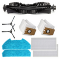 A23F-Side Brush Replacement Kit Including Mop Cloth Dust Bag