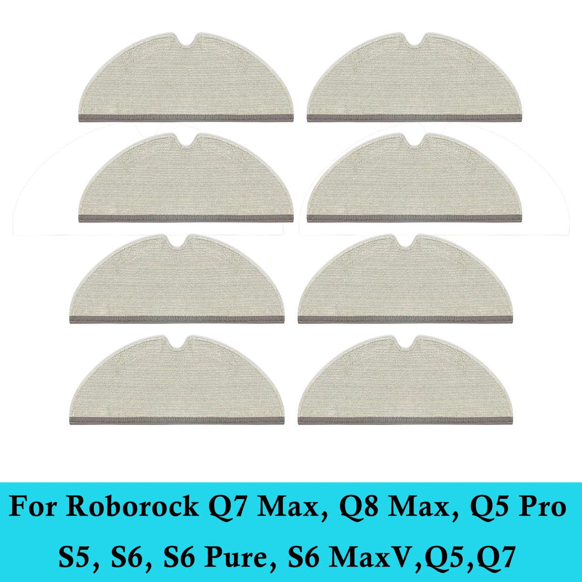 Mop Cloth for Roborock Q7 Max Q8 Max Q5 Pro S5 Max E4 E5 S5 