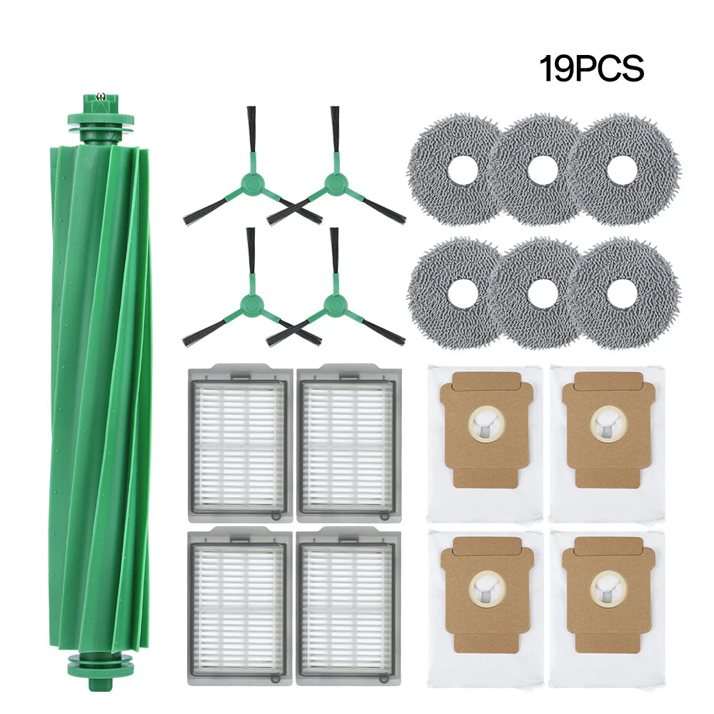 Compatible For IRobot Roomba Plus 405 / 505 Combo Main Roller Side Brush HEPA Filter Mop Cloth Dust Bag Robot Vacuum Accessories