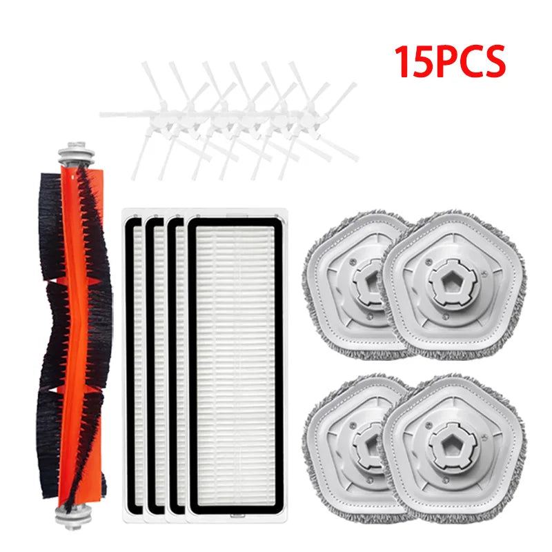 For Dreame Bot W10 / W10 Pro Accessories Robot Vacuum Cleaner HEPA Filter Main Side Brush Mop Cloth Pad Replacement Parts