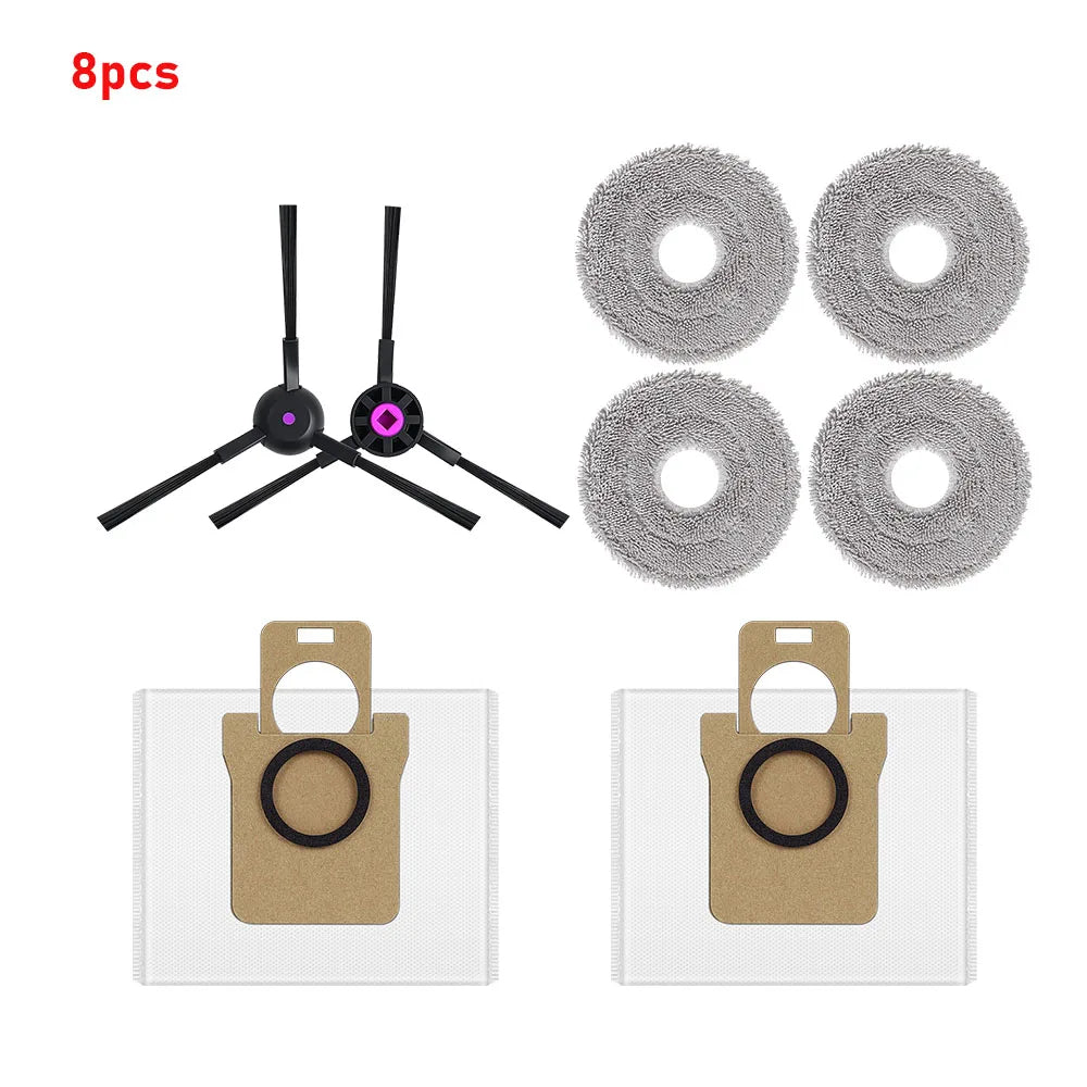 For JONR P20 PRO / T5 Pro Main Side Brush Hepa Filter Mop Cloth Dust Bag Easy Replace Full Cleaning Robot Vacuum Spare Part