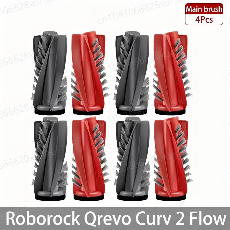 Roborock Qrevo Curv 2 Flow/Qrevo Curv 2 Flow Robot Vacuum Accessorie Main Side Brushe Mop Cloth HEPA Filter Dust Bag Spare Parts