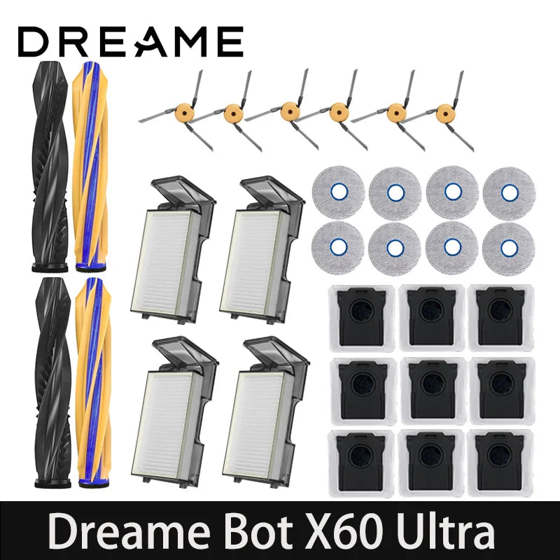 Dreame X60 Ultra Robot Vacuum Spare Parts Consumables Main S