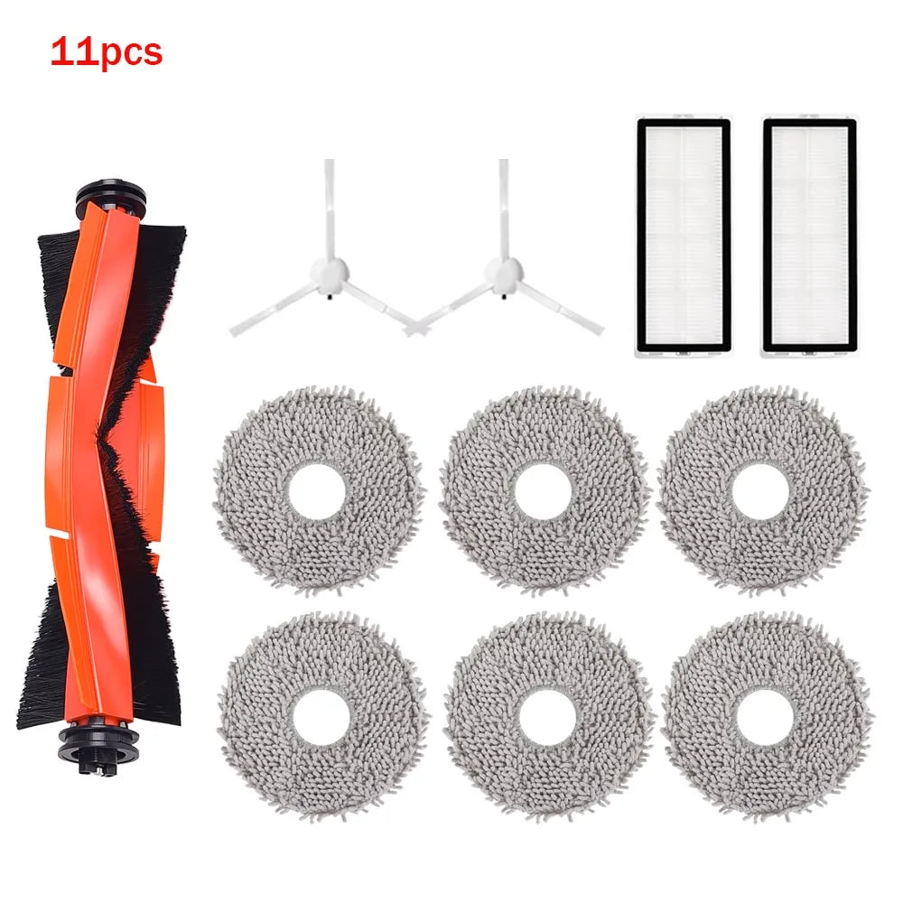 Spare Replacement Parts Fit For Xiaomi X20 Plus X20+ Robot Vacuum Roller Brush Side Brush Filter Mop Cloth Dust Bag Accessories