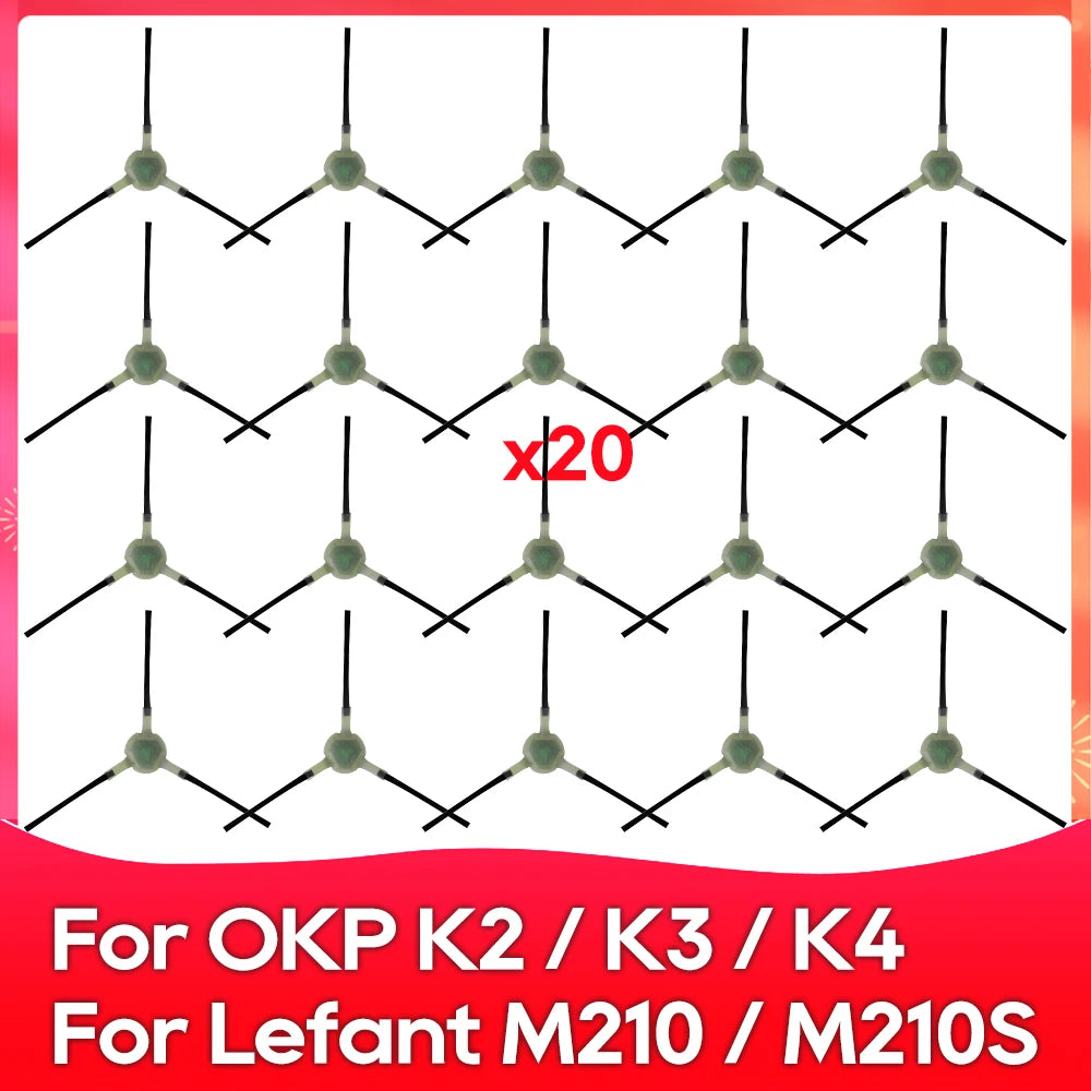 Compatible For Lefant M210 / M210S / M210B / OKP K2 / K3 Robot Vacuum Replacement Spare Parts Accessories Side Brush Hepa Filter