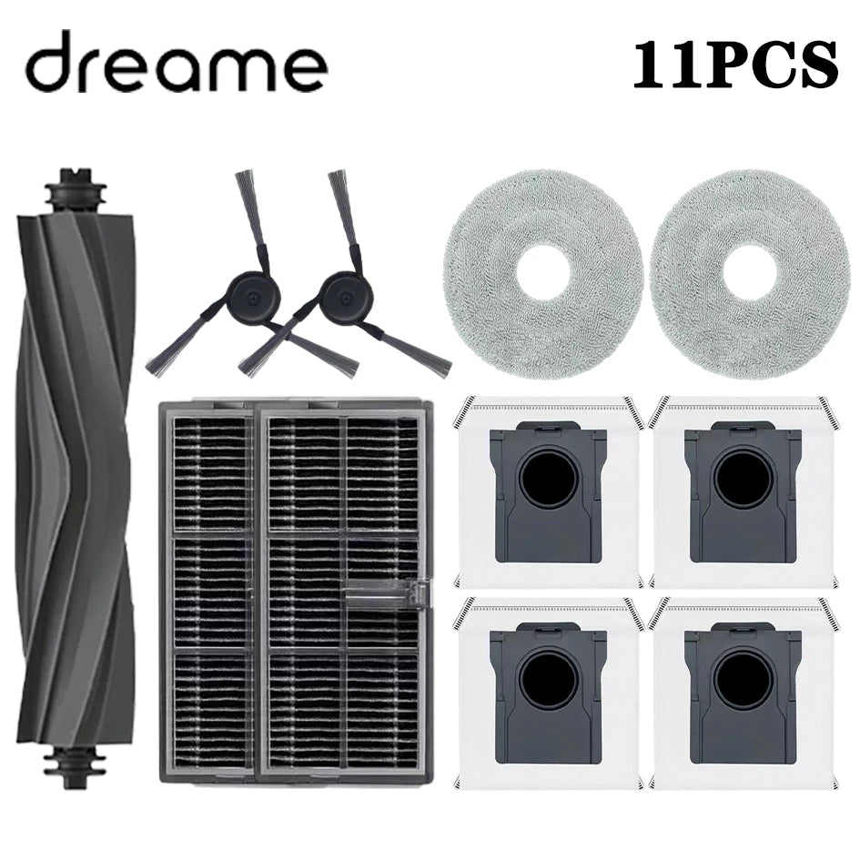Dreame L40 Ultra/X40 Ultra/X40 Pro Robot Vacuum Cleaner Accessories Mop Dust Bag Main Brush Side Brush Hepa Filter Replacement