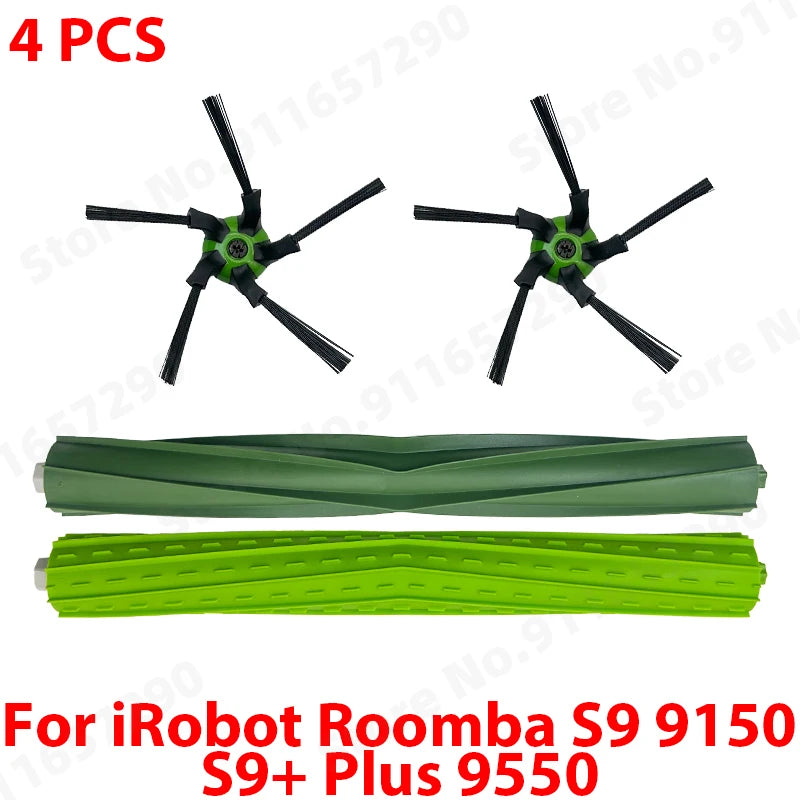 Main Side Brushes HEPA Filters Dust Bag Spare Parts For IRobot Roomba S9 9150 / S9+ Plus 9550 Robot Vacuum Cleaner Accessories