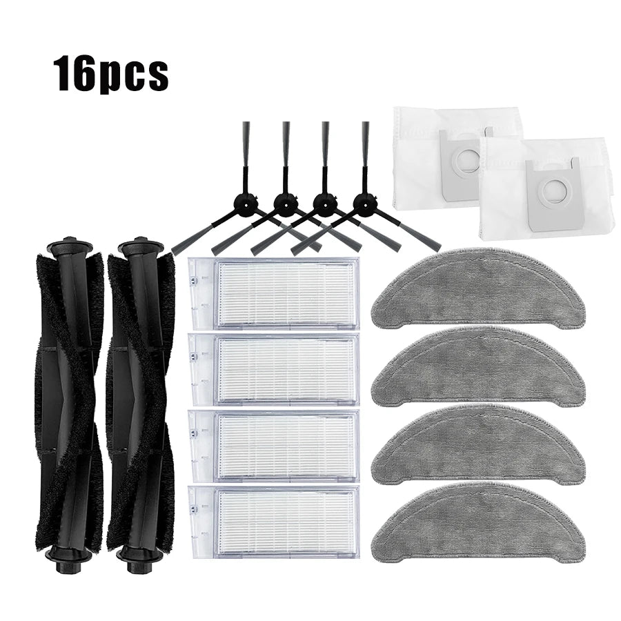 For Xiaomi Roidmi Eve Plus SDJ01RM Robot Vacuum Cleaner Main side brush HEPA Efficiency Filter Mop cloth Replacement accessorise
