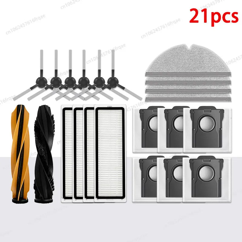 Dreame D20 Pro/D20 Plus Accessories robot Vacuum Cleaner Main Side Brush Mop Cloth HEPA Filter Replacement Spare Parts