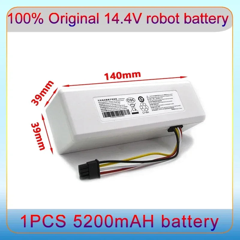 NEW 14.4V 12800mah P1904-4S1P-MM Battery For Xiaomi Mijia 1C STYTJ01ZHM Robot Vacuum Mop Cleaner Accessories battery