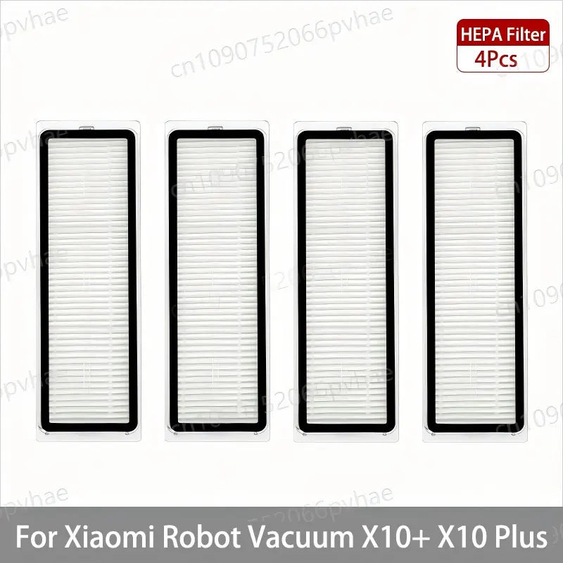 For Xiaomi Robot Vacuum X10+ / X10 Plus Parts Accessories Main Brush Side Brush Hepa Filter Mop Cloth Dust Bag Replacement Spare