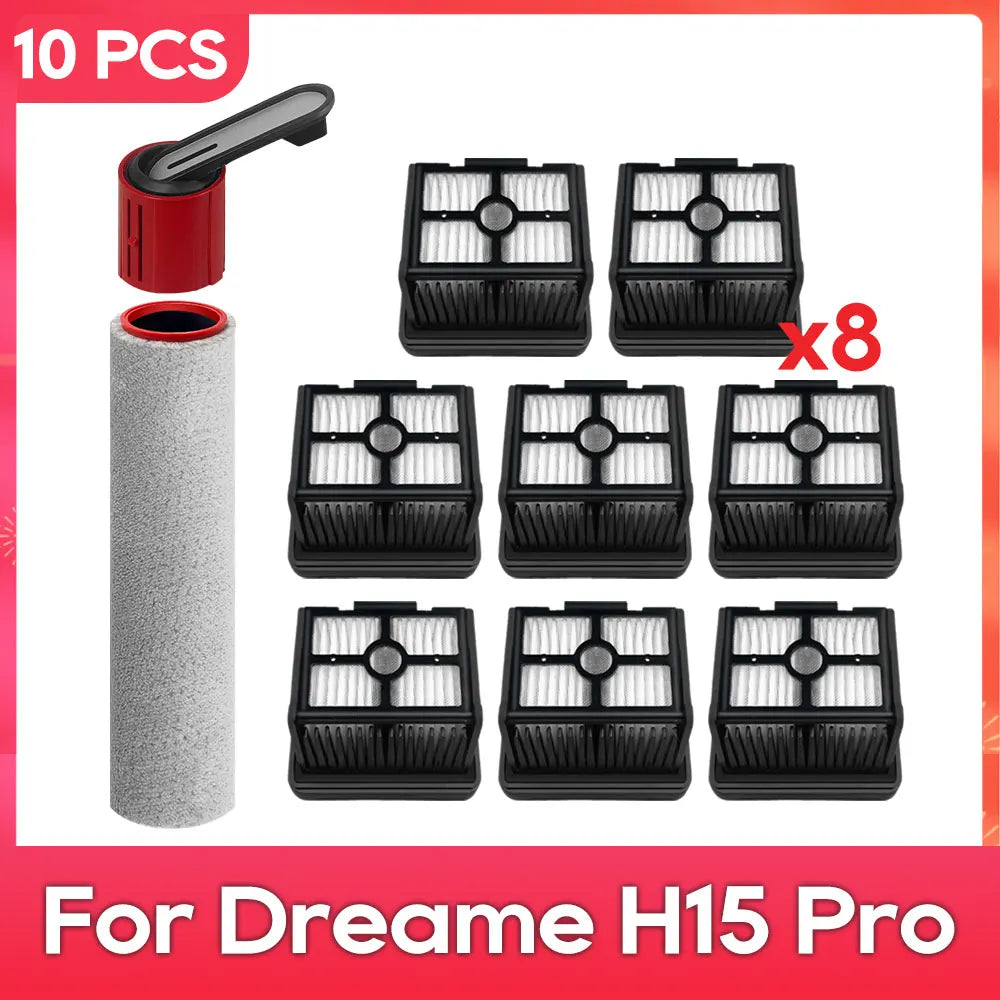 Fit For ( Dreame H15 Pro / HHR46A / H12 Pro Flex Reach ) Part Accessories Brush Filter Robot Vacuum Cleaner Kit