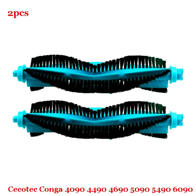 For Cecotec Conga 4090 4490 4690 5090 5490 6090 Robot Vacuum Cleaner Side / Soft Roller Brush Mop Cloth Rags Wheel Accessories