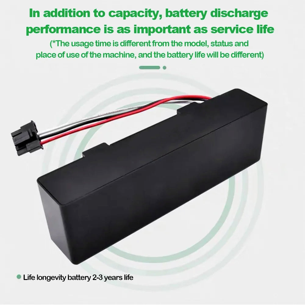 14.4V Rechargeable Battery For VIOMI V2 Pro VRVCLMB21B MVVC0