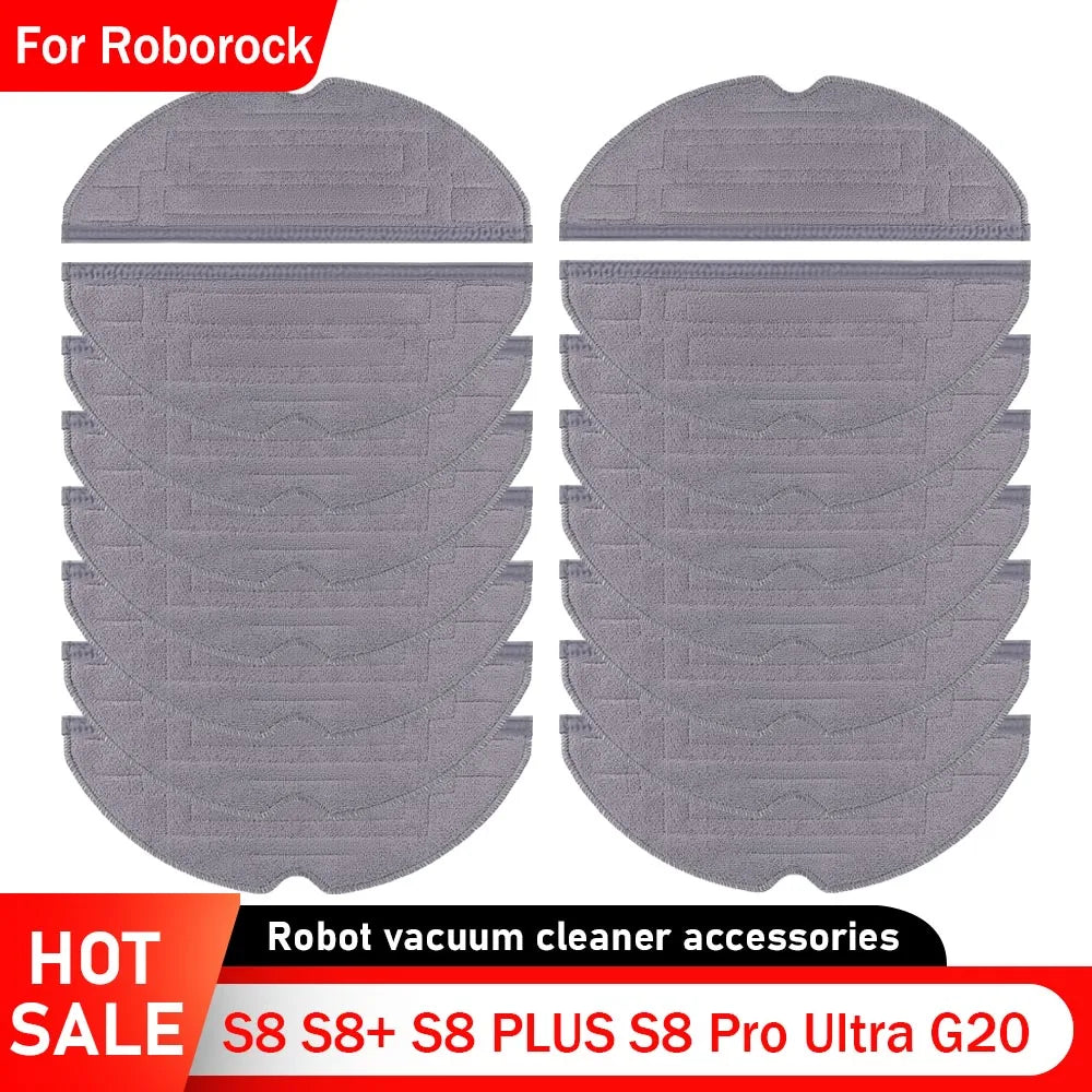 Double Vibration Mop Rags Parts For Roborock G20 S8 Pro Ultr