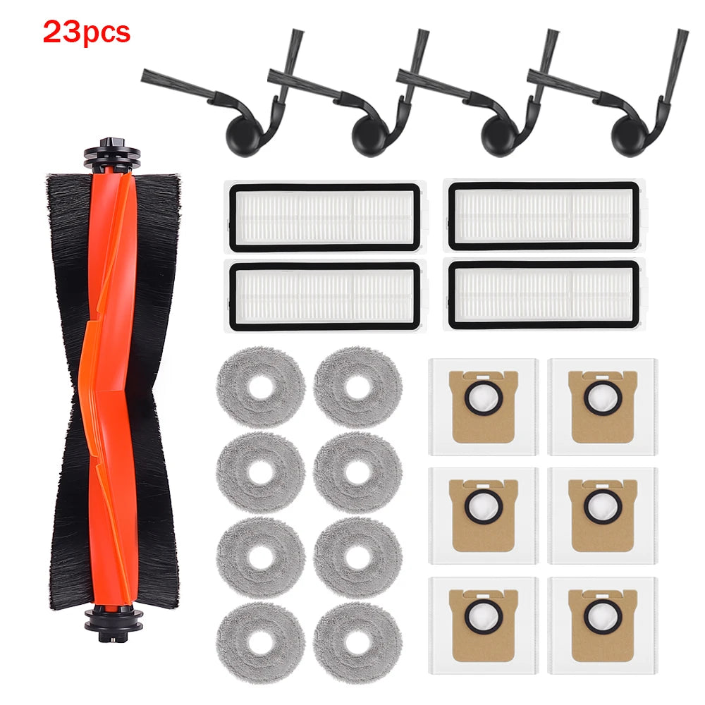 Perfect Fit Replacement Parts For Xiaomi Robot Vacuum 5 Pro OV21GL Hepa Filter Mop Cloth Side Brush Main Brush Dust Bag Kit