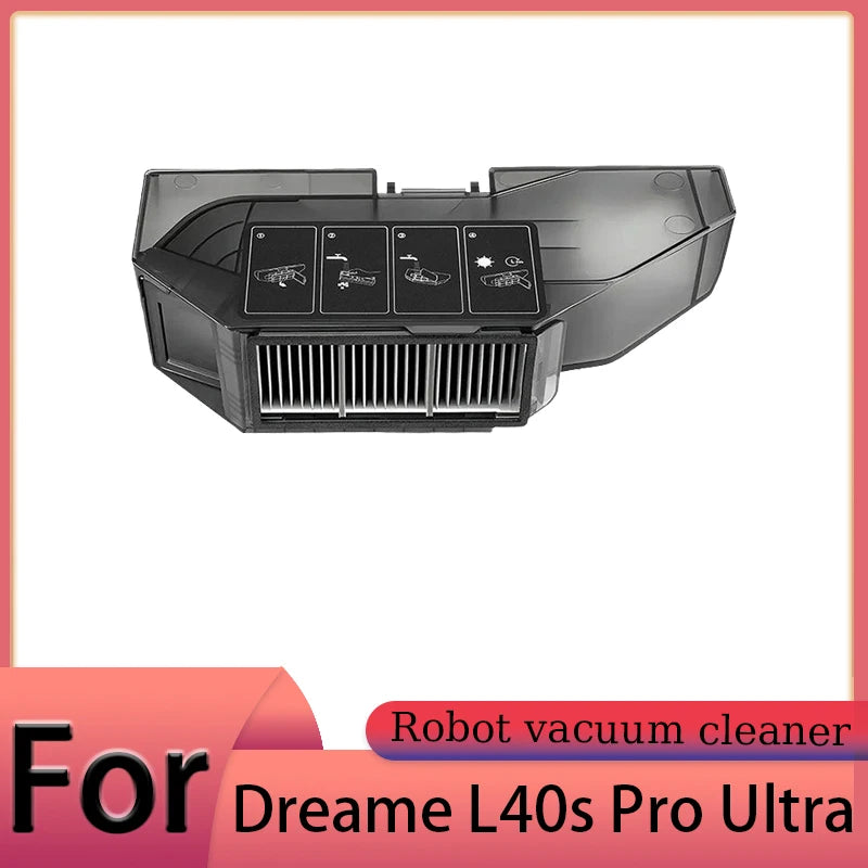Dreame L40s Pro Ultra Robot Vacuum Cleaner Accessories Main Brush Side Brush HEPA Filter Mop Cloths Dust Bag Spare Parts