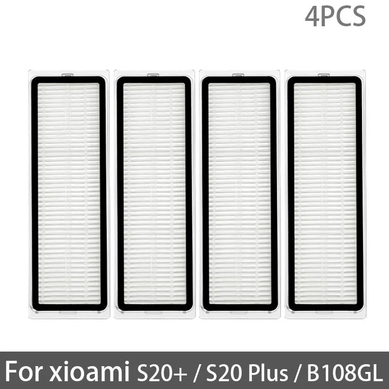 For Xiaomi Robot Vacuum S20+ / B108GL / B108CN / B113CN Parts Accessories Main Side Brush Hepa Filter Mop Cloth Replacement