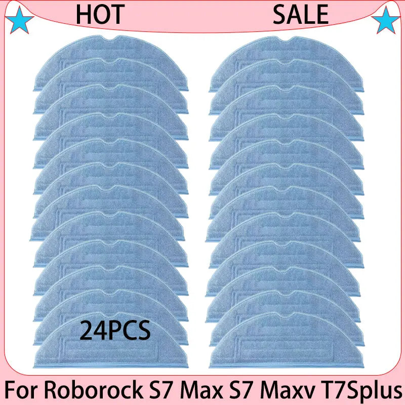 For Roborock S7 Max S7 Maxv T7Splus Vacuum Robot Replaceable Mop Cleaning Cloth Accessories